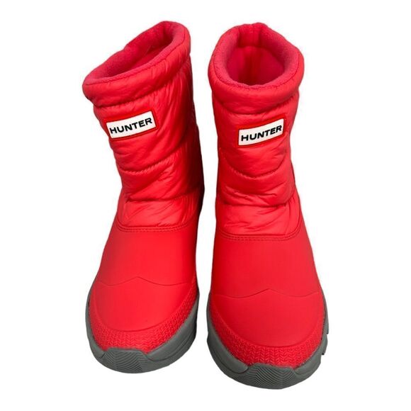 Hunter Intrepid Short Snow Boots Red women’s size 9 - Picture 3 of 6